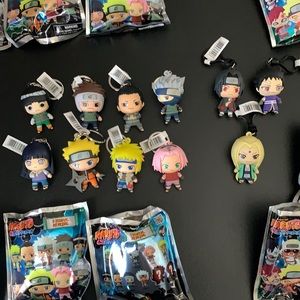 Naruto Figural Keyring Bag Clip